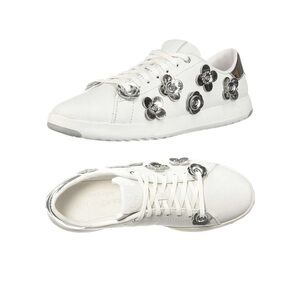 New Cole Haan Women's 8 Flower Grandpro CrossCourt Tennis Shoes GrandOS Sneakers